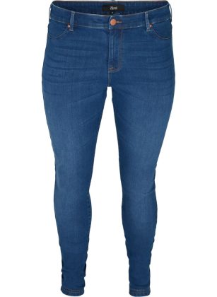 Blau Befehl Zizzi Damen Jeans Jeggings Aus Baumwollmischung – 1