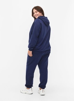 Blau Damen Werbung Hosen & Leggings Jogginghosen Mit Taschen Zizzi – 1