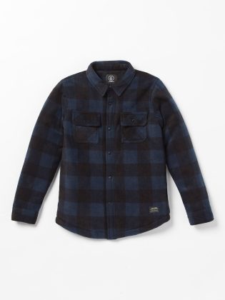 Bowered Fleece Überhemd – Navy – (Kinder) Jacken & Mantel Volcom Navy Kinder – 1