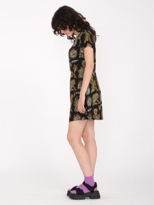 Damen Kleider & Overalls Black Volcom Tetsunori Kleid – Black – 1