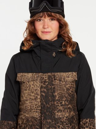 Damen Leda Gore-Tex Jacket – Leopard Leopard Volcom Gpt Kollektion – 1