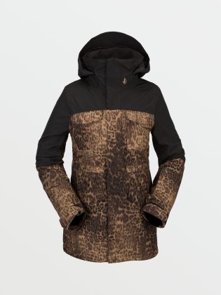Damen Leda Gore-Tex Jacket – Leopard Leopard Volcom Gpt Kollektion – 1