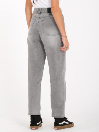 Damen Light Grey Daddio Jeans – Light Grey Volcom Jeans – 1