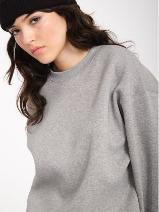 Heather Grey Volcom Damen Stone Heart Ii Sweatshirt – Heather Grey Kapuzenpullis & Sweatshirts – 1