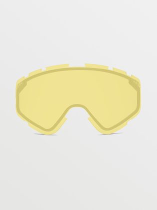 Herren Volcom Snow-Brillen Attunga Matte Black Goggle (+ Bonus Lens – Yellow) – Red Chrome Red Chrome – 1