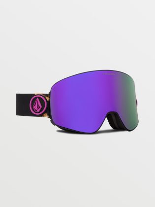 Odyssey Bleach Goggle (+ Bonus Lens) – Purple Chrome Volcom Snow-Brillen Purple Chrome Herren – 1