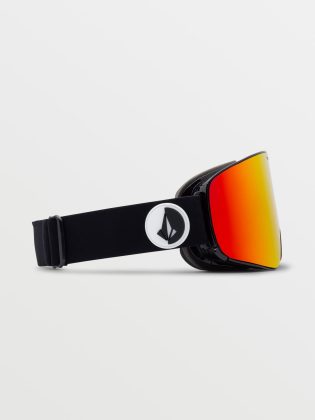 Odyssey Gloss Black Goggle (+ Bonus Lens) – Red Chrome Red Chrome Snow-Brillen Herren Volcom – 1