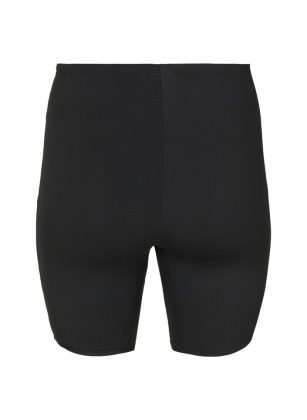 Preisniveau Zizzi Damen Shorts Light Shapewear Shorts Mit Hoher Taille Schwarz – 1