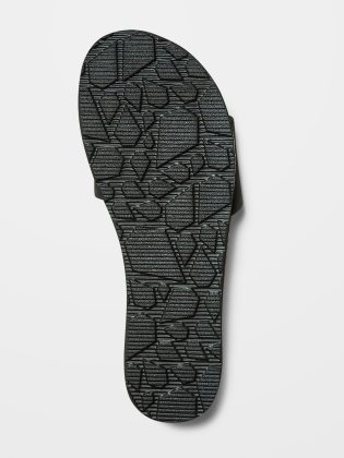 Schuhe Volcom Black Simple Slide Sandalen – Black Damen – 1