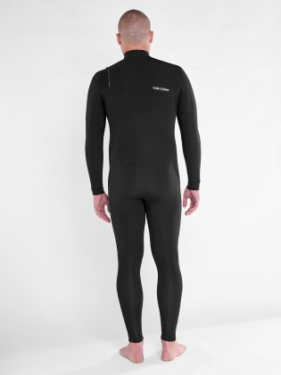 Volcom 3/2Mm Chest Zip Full Neoprenanzug – Black Wetsuits Black Herren – 1