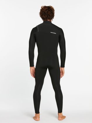 Wetsuits Herren Modulator 4/3Mm Chest Zip Wetsuit – Black Volcom Black – 1